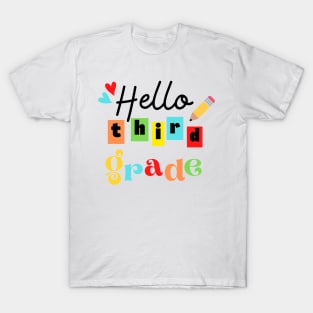 Hello Third Grade T-Shirt